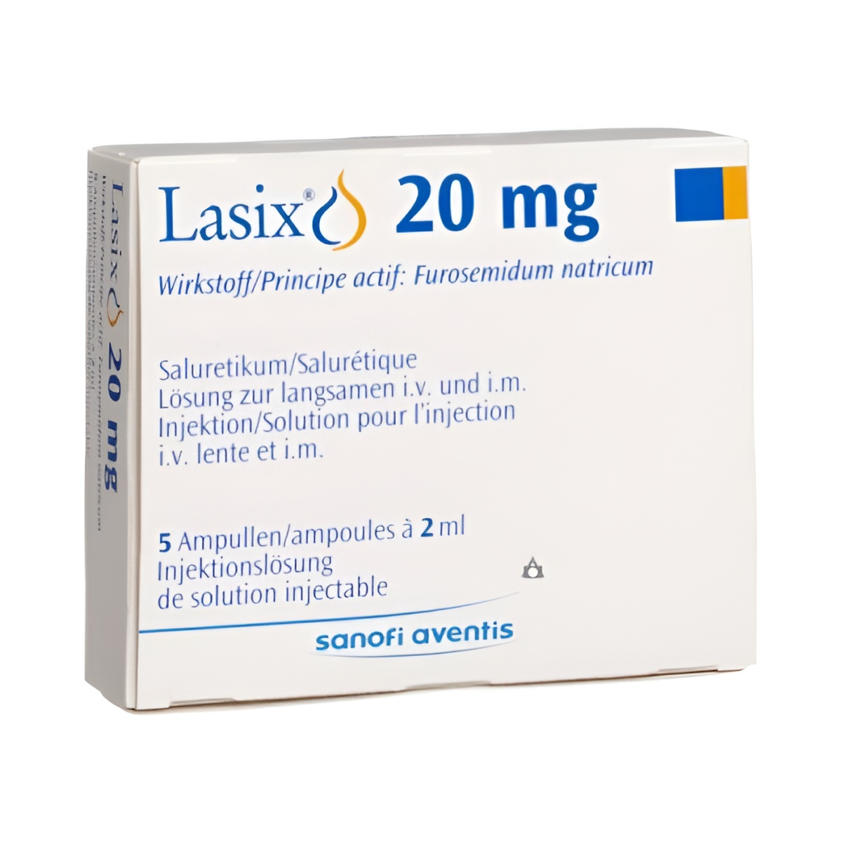 Lasix 20 mg / 2 ml Sanofi - AU Steroid Shop